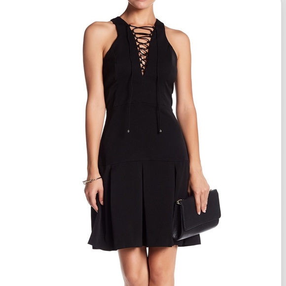 Line & Dot Rhone Lace Up Dress - Picture 1 of 5